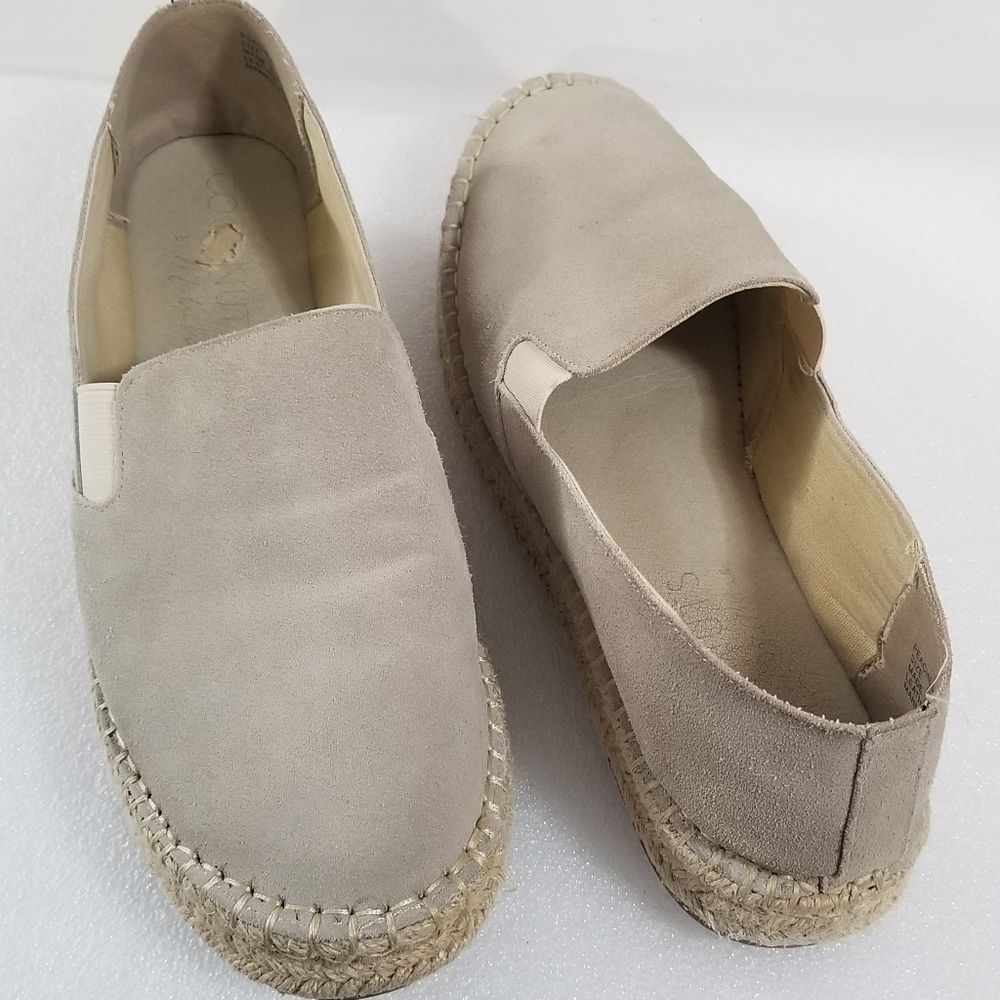COCONUTS BY MATISSE PEACHES GORED ESPADRILLE COLOR NATURAL SNAKE SIZE US 9M